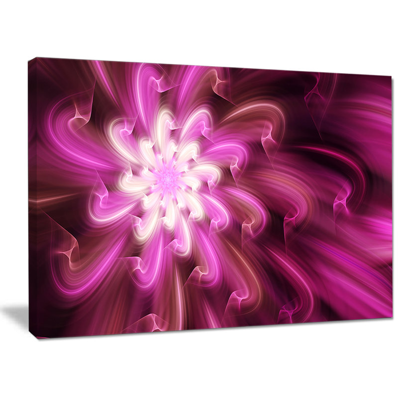 « exotic danse of purple floral pétales », impression sur toile tendue, H 30 po x l 40 po x P 1 po
