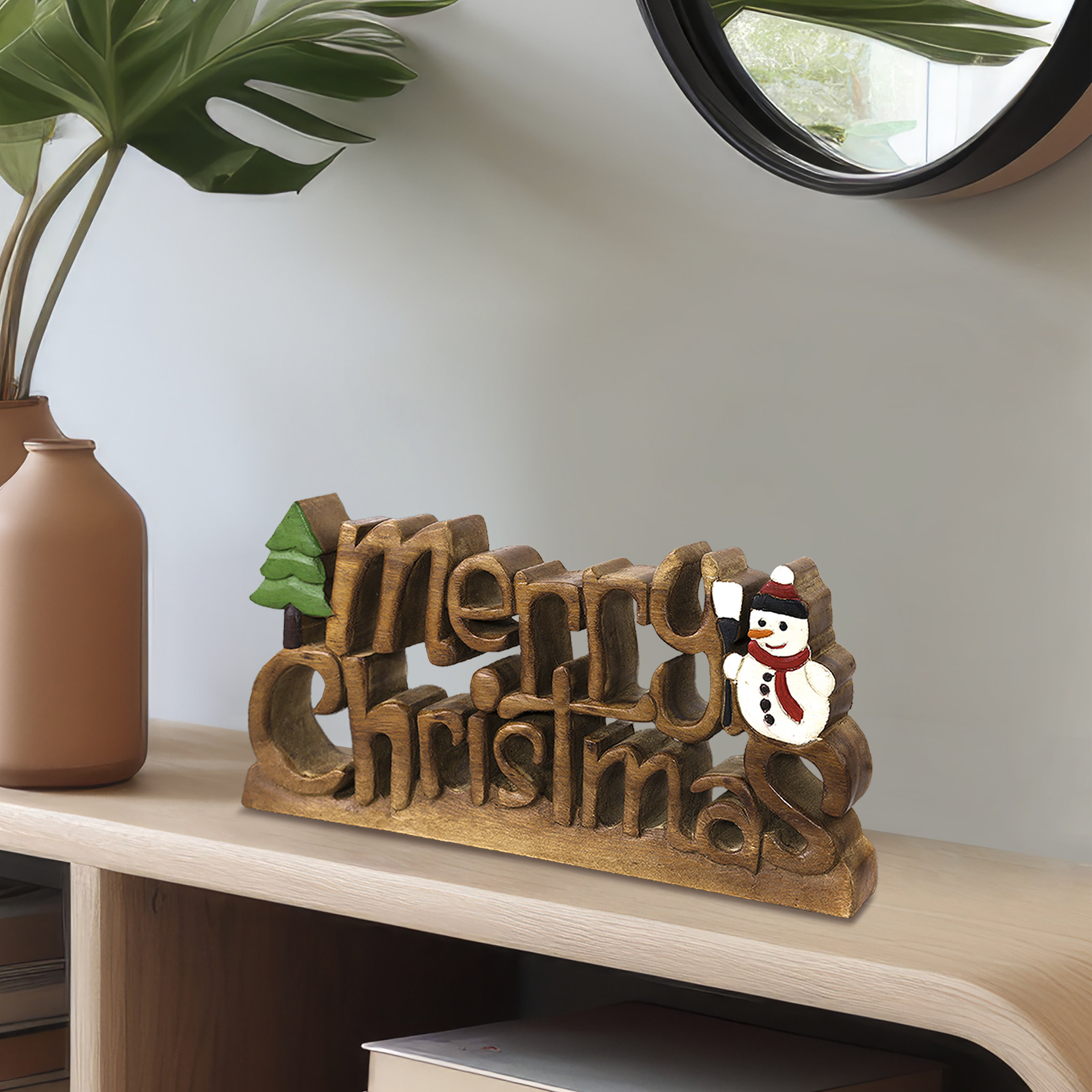 The Holiday Aisle® Home Decor Merry Christmas Sign Letters | Wayfair