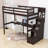 Twin Size Wooden Loft Bed With Built-In Desk And Storage-1699348006