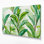 Art mural sur toile vert menthe botanique
