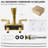 Doris Waterfall Centerset 2-handle Bathroom Faucet with Drain Assembly-49937429