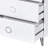 Perse White Finish Dresser