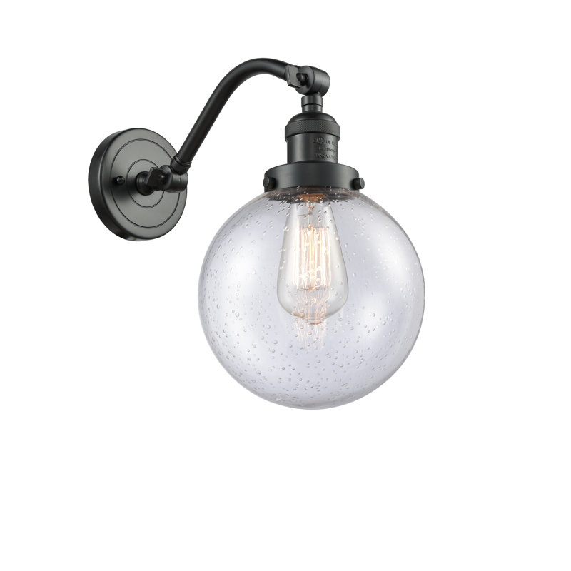 Clementina Armed Sconce, Oil Rubbed Bronze, LED, Seedy