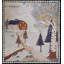 Antique American Hooked Small Scatter Size Cotton Ivory Rug