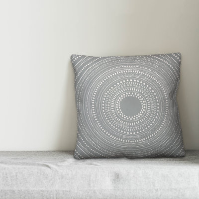Damask Reversible Throw Pillow