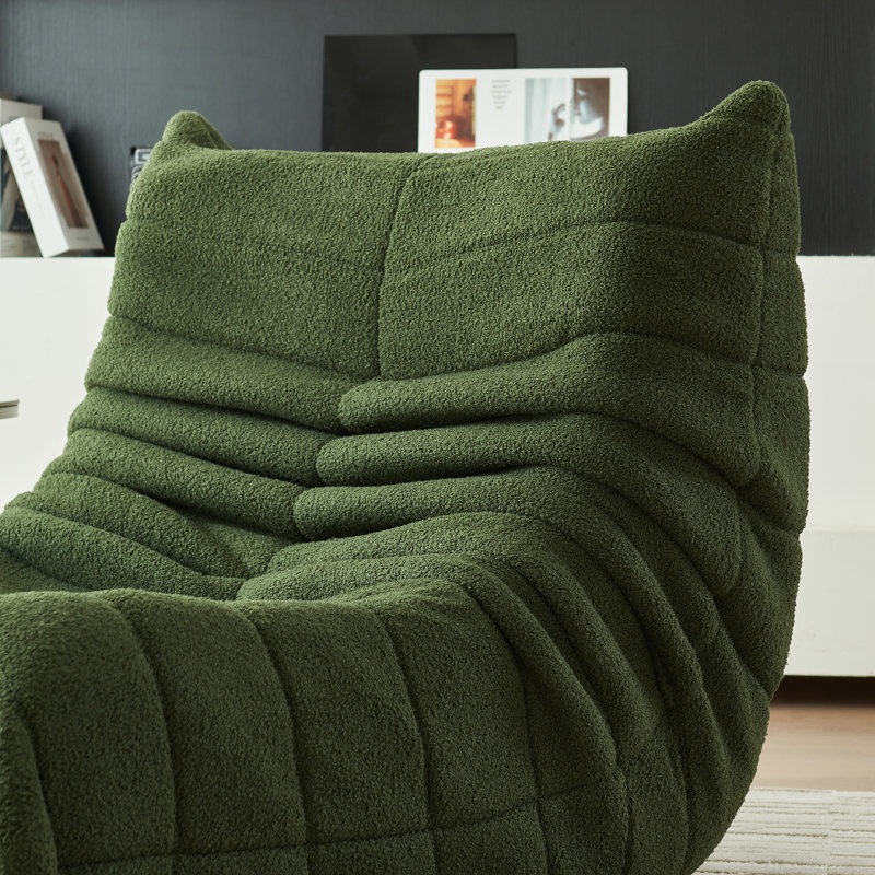 Upholstered Accent Chair, Green
