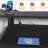 67'' Computer Desk with 5 Drawer and Monitor Stand, Gaming Desk with LED Lights & Power Outlets, Printer Cabinet -118662962