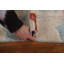 Tapis carré beige en laine noué à la main de conception unique 4 pi x 4 pi 2 po New Age