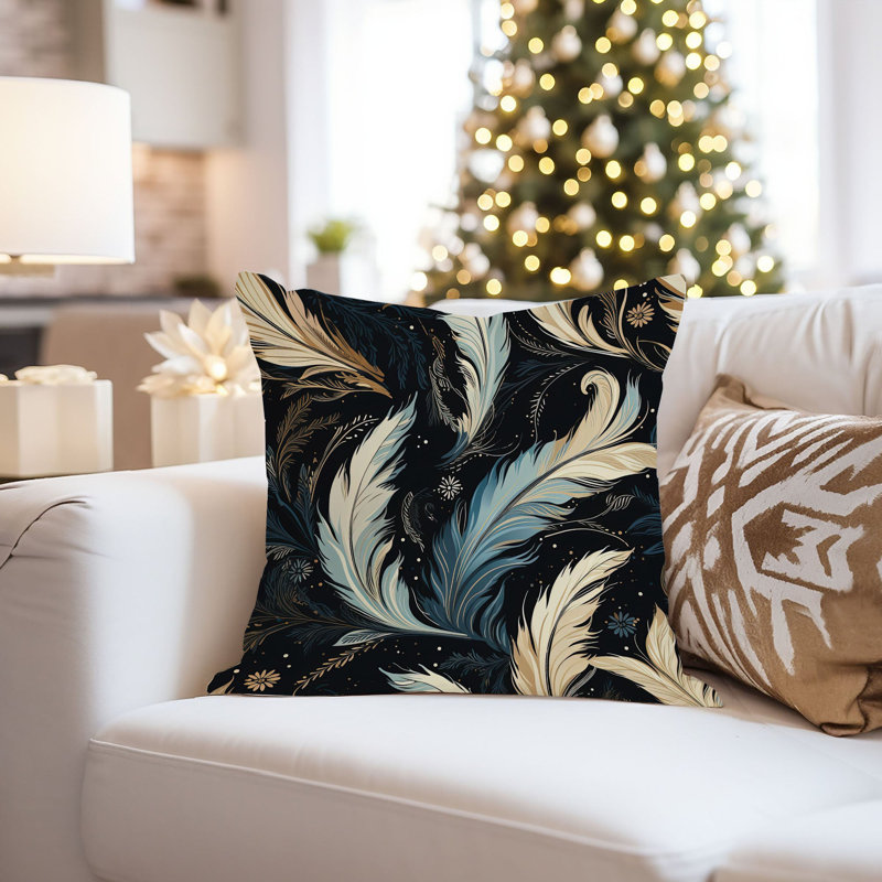 Luxe Feathers VI Bohemian, 18"H x 18"W