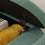 Banc de rangement ovale en tissu polaire-1439148038
