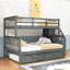Lit superposé standard avec lit gigogne Hade de Harriet Bee-555626685-601435409