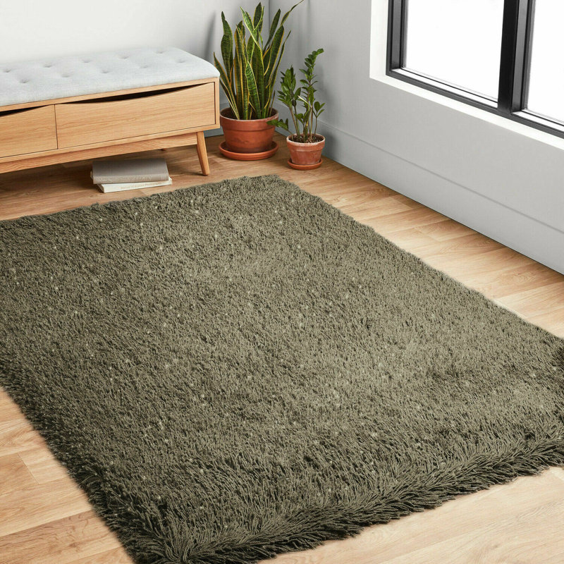 Breah Solid Colour Area Rug, Rectangle 160 x 230cm