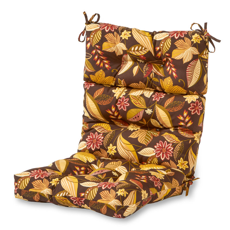 Lester Outdoor High Back Chair Cushion, Timberland Floral, 1