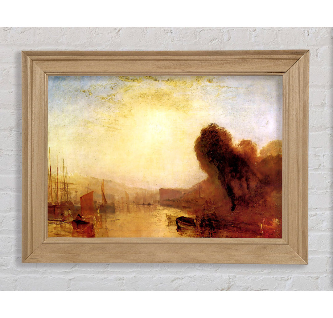 Regatta bei Cowes Castle von Joseph Mallord Turner - Einzelne Bilderrahmen Kunstdrucke