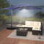 Parasol en porte-à-faux rectangulaire avec haut-parleur Bluetooth 13 'x 10' Mytchell-306349392-293583626