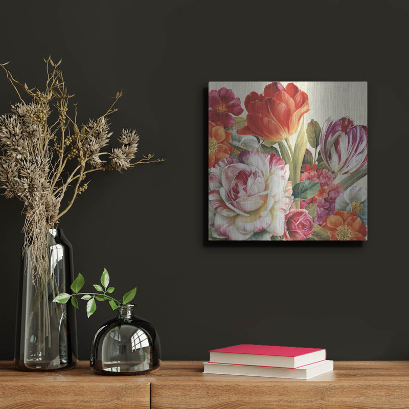 «Garden View Tossed» par Lisa Audit, H 12 po x l 12 po