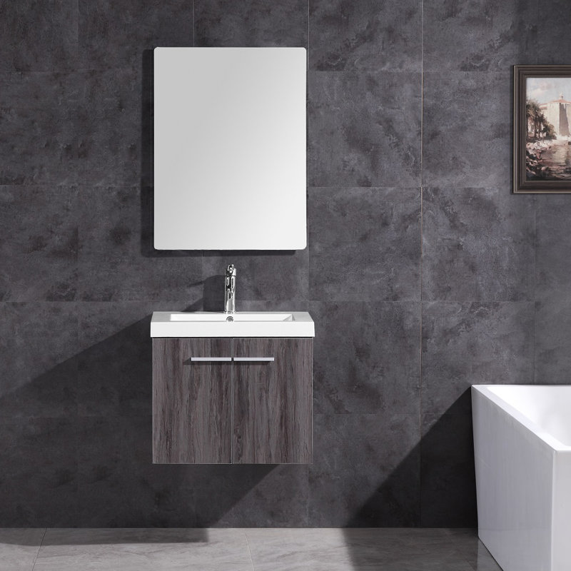 Lindenwold 24'' Single Bathroom Vanity with Plastic Top