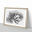 Swan in Abstract - Picture Frame Graphic Art Print-55728419-55728420