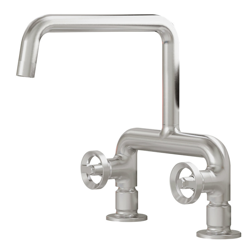 VIBRANTBATH Kitchen Faucet, Brushed Nickel