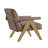 Tiberias Ophelia Vegan Leather Arm Chair-1749347819