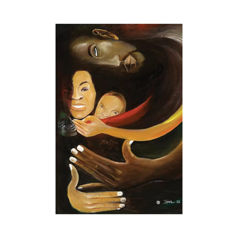 Together by Ikahl Beckford - Wrapped Canvas Painting, 101.6 cm H x 66.04 cm W x 1.91 cm D