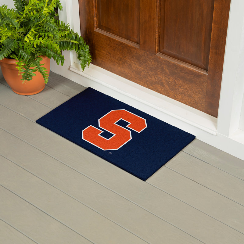 Tapis polychrome en PVC, 16 po x 28 po, Université de Syracuse