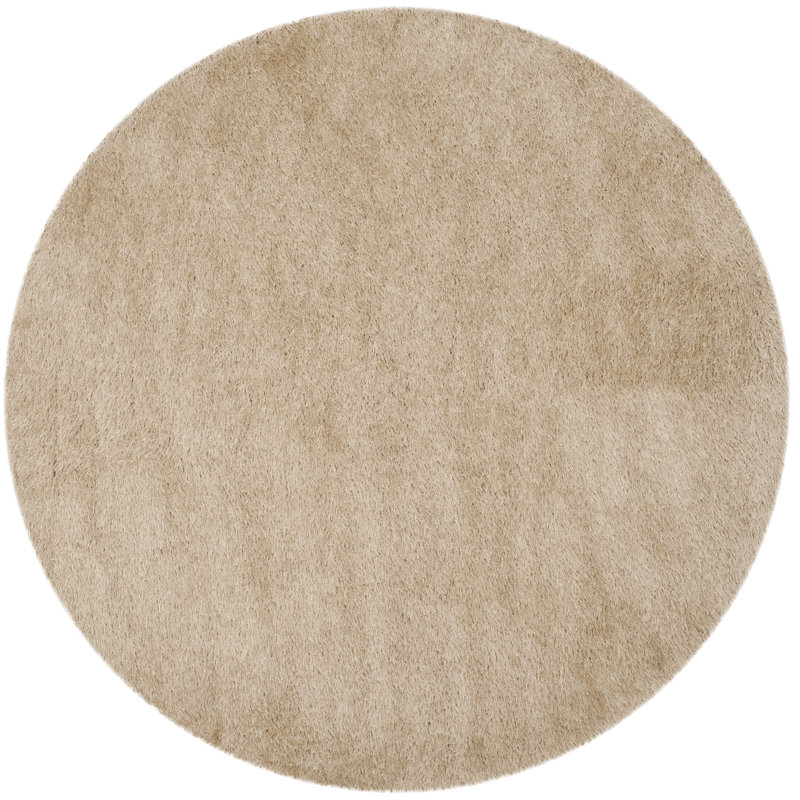 Venice Shag Hand Tufted Performance Rug, Round 6'