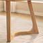 Modern Burlywood Rectangular Solid Wood Dining Table-1787328784