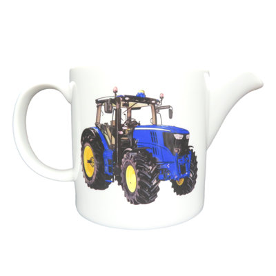 Ahnylah Tractor Bone China Teapot for 6 Cup