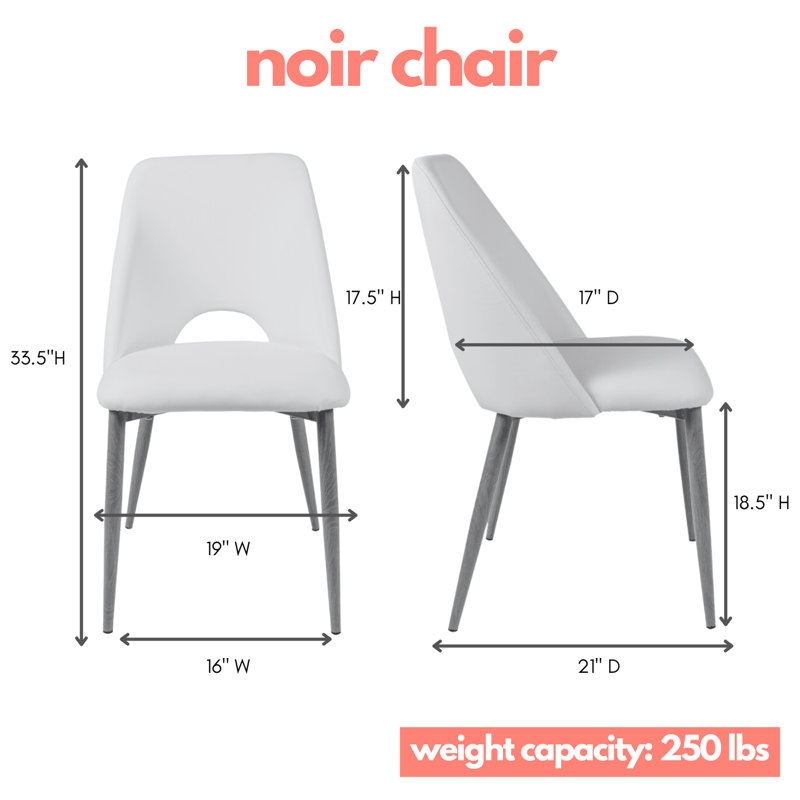 Chaise d'appoint rembourré, Noir, noir, noir, noir