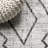 Mudge Tribal Diamond Trellis Ivory/Black Indoor/Outdoor Rug-1880778221