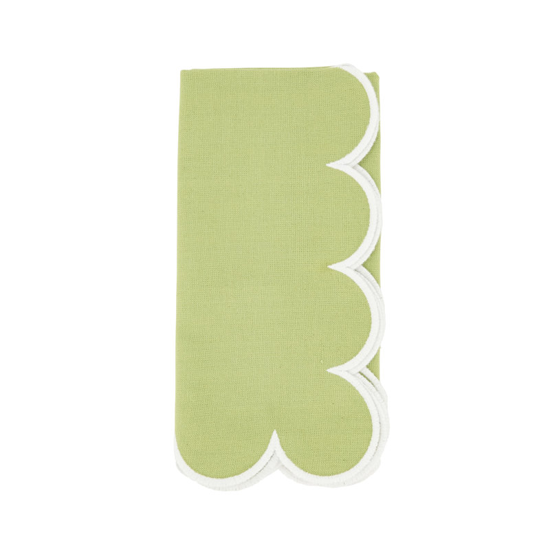 Serviette rectangulaire Paddock 100% coton, Vert