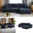 L-Shape Luxury Sectional Oversized Sofa, Minimalist Design, Comfy Sleeper Couch for Living Room, Apartment & Reception Spaces, No Assembly Required-2123335529-2123335528