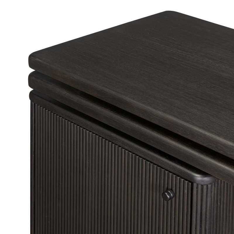 Weston Rotating Desk-Black Parawood