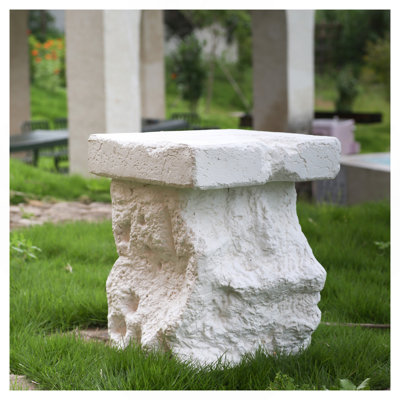 Table d'appoint d'extérieur Modern Artistry, blanc