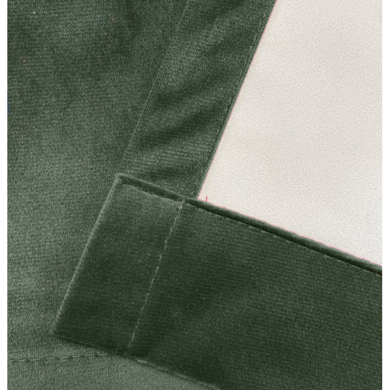 Aimien Blackout Curtain Pair, 229cm Width x 183cm Drop, Green