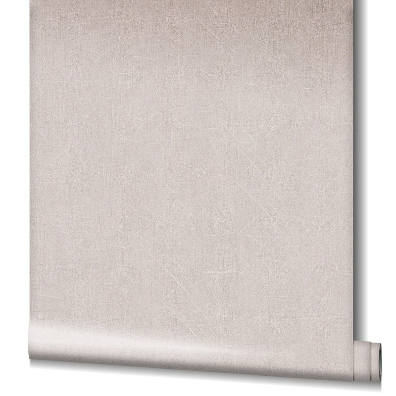 Evelina 10.05m x 70cm Textured Wallpaper Roll, Beige
