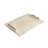 Alabaster Rectangle Tray w/Rock Handles