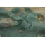 Tapis art déco végétal 7 x 9