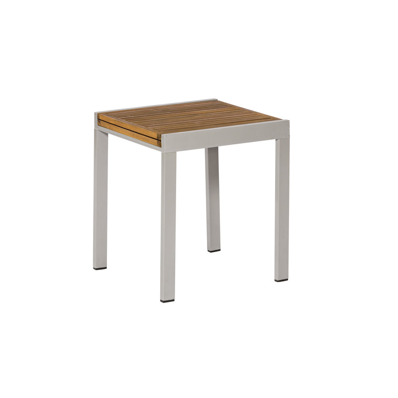 Blayze Rectangular Metal Outdoor Balcony Table , cm W cm D, 74cm H x 64cm W x 64cm D