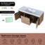 Meuble-lavabo simple avec comptoir 47,54 Wicham-1055768136
