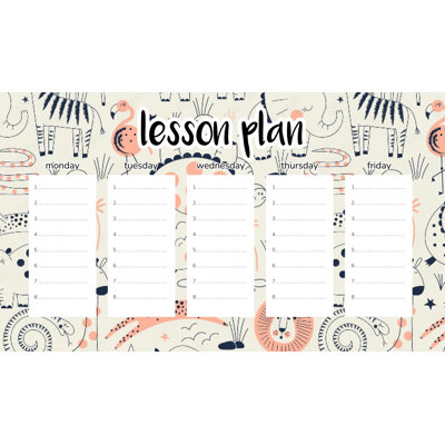 Magnetic Lesson Plan Savannah Animals