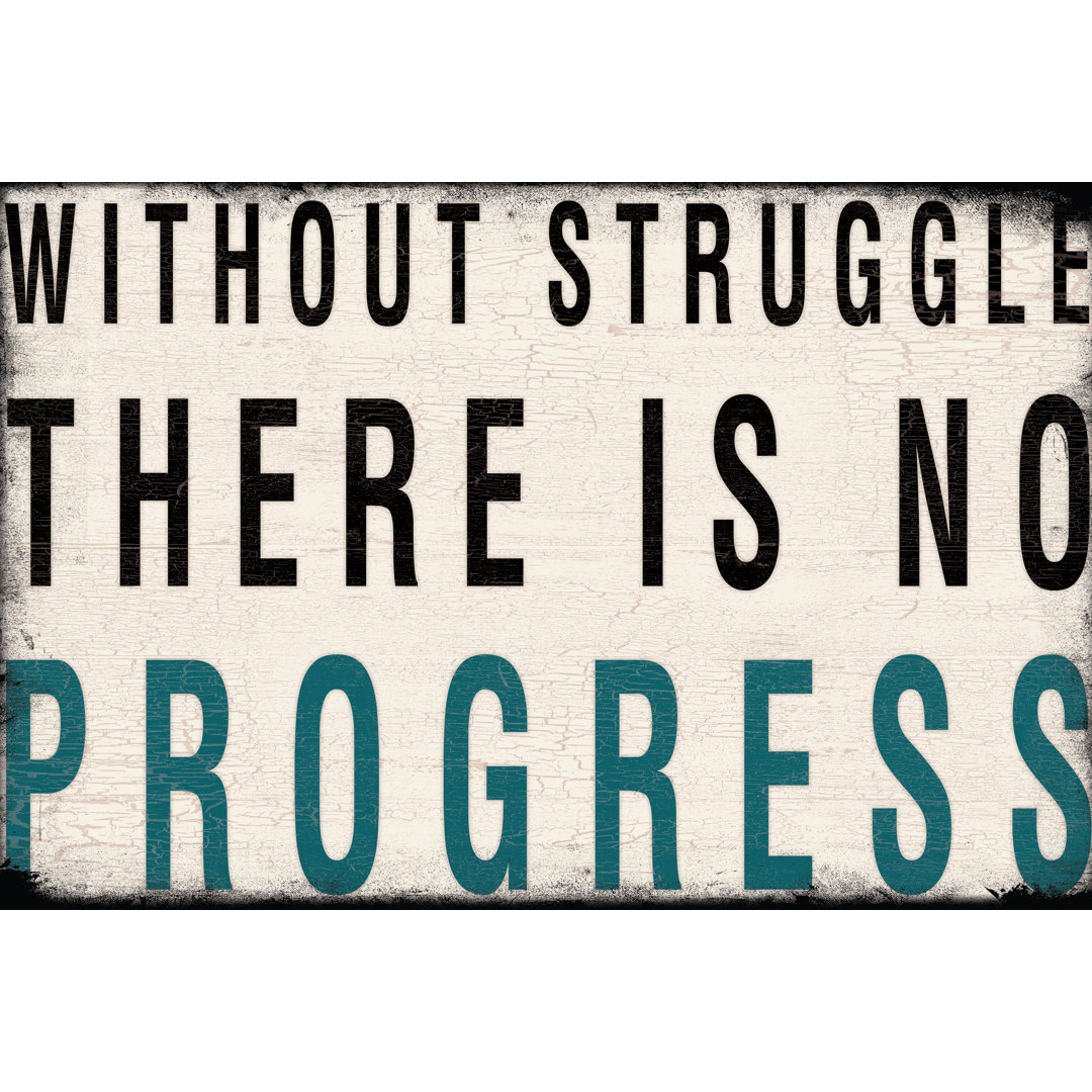 Struggle Progress - Wrapped Canvas Print