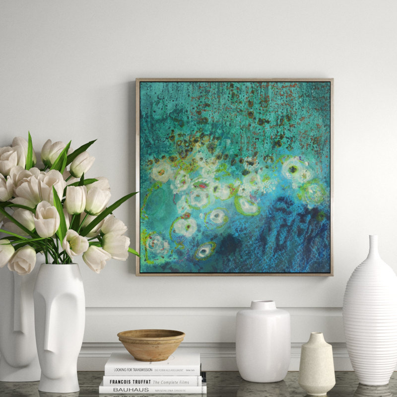 Faint Dreams I Painting, Gold Framed