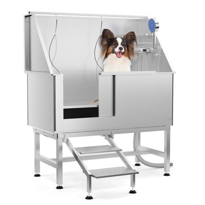 144.8cm H x 127cm W x 68.6cm D Grooming Tub