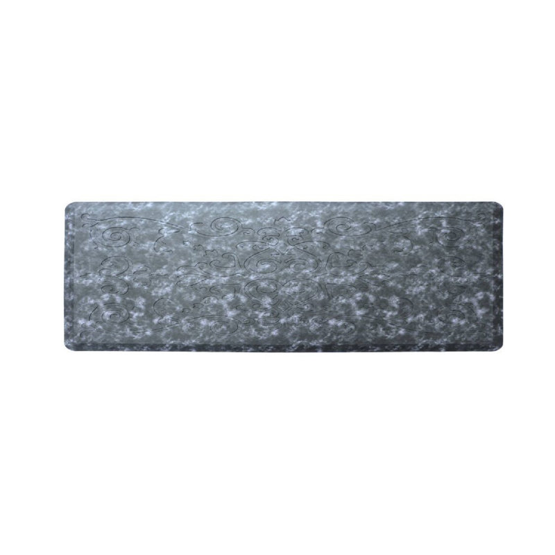 Tapis de sol anti-fatigue, Rectangle 1 pi 5 po x 5 pi, Bleu marine