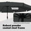 Garden Parasol Polyester and Steel Outdoor Shade Patio Umbrella Leisure-1032741292