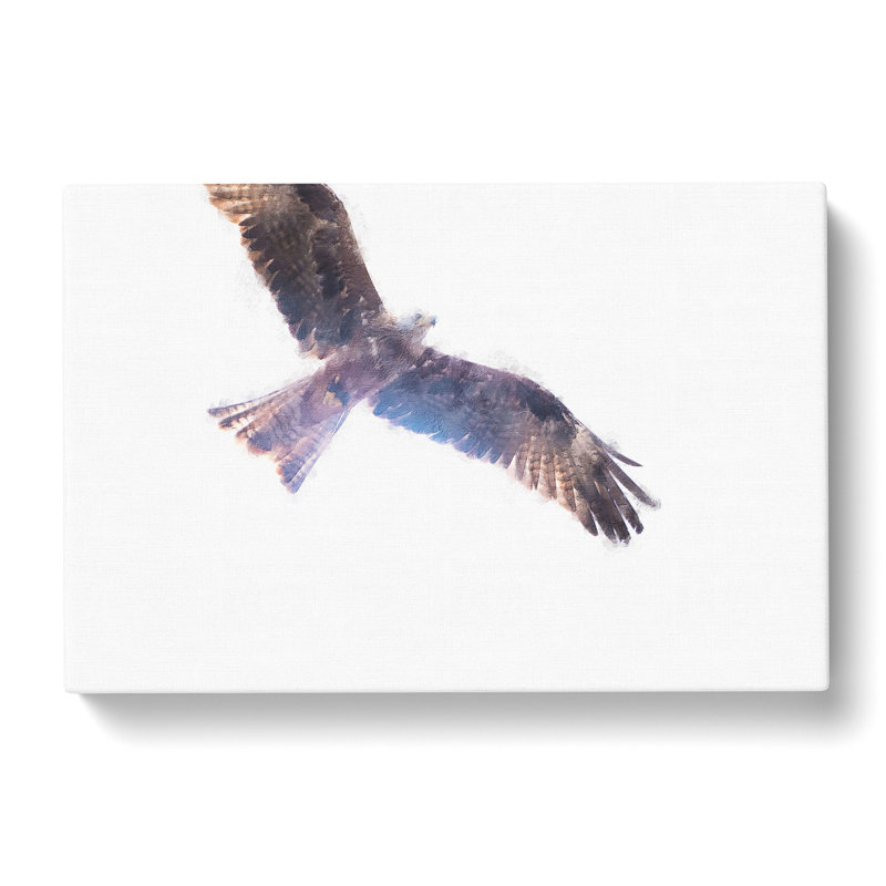Flying Eagle Painting - Wrapped Canvas, 35cm H x 50cm W x 3cm D