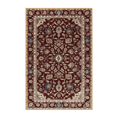 Machine Washable Persian Brown Area Rug
