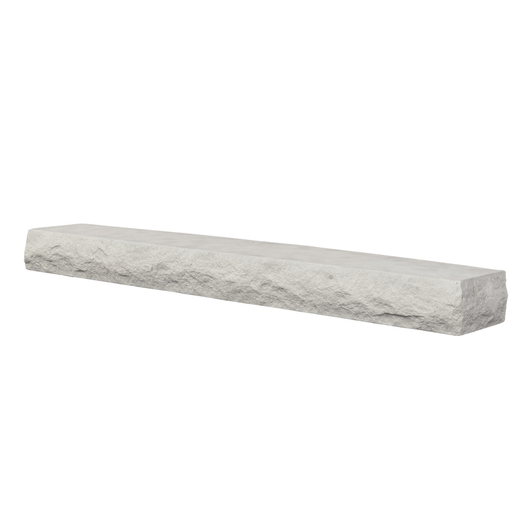 Natural Cut Stone Edge Non-Combustible Mantel Shelf Pearl Mantels Shelf 
